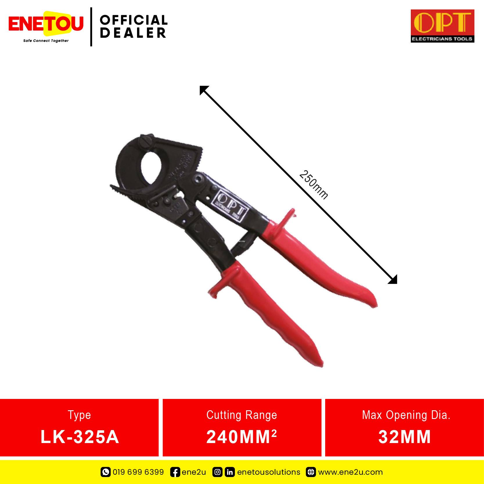 OPT LK320A HAND CABLE CUTTER 325MMSQ